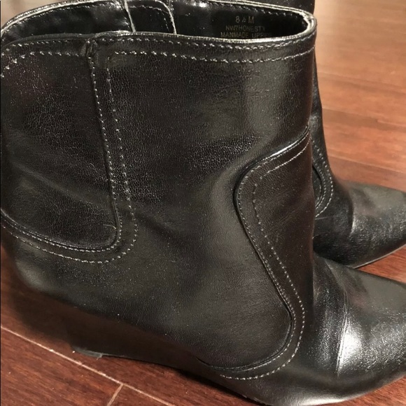 Women’s Nine West Wedge Boot Size 8.5 - Picture 4 of 7